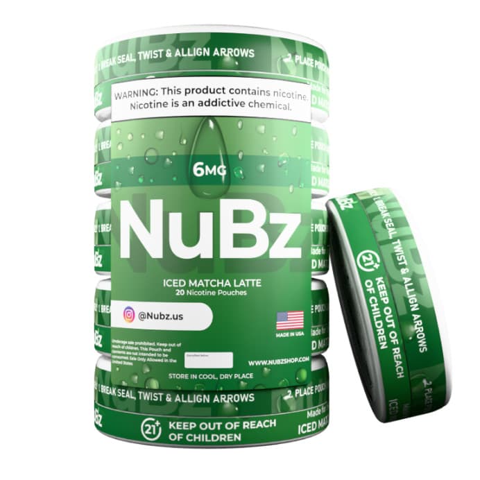 Iced Matcha Latte Nicotine Pouches image 4